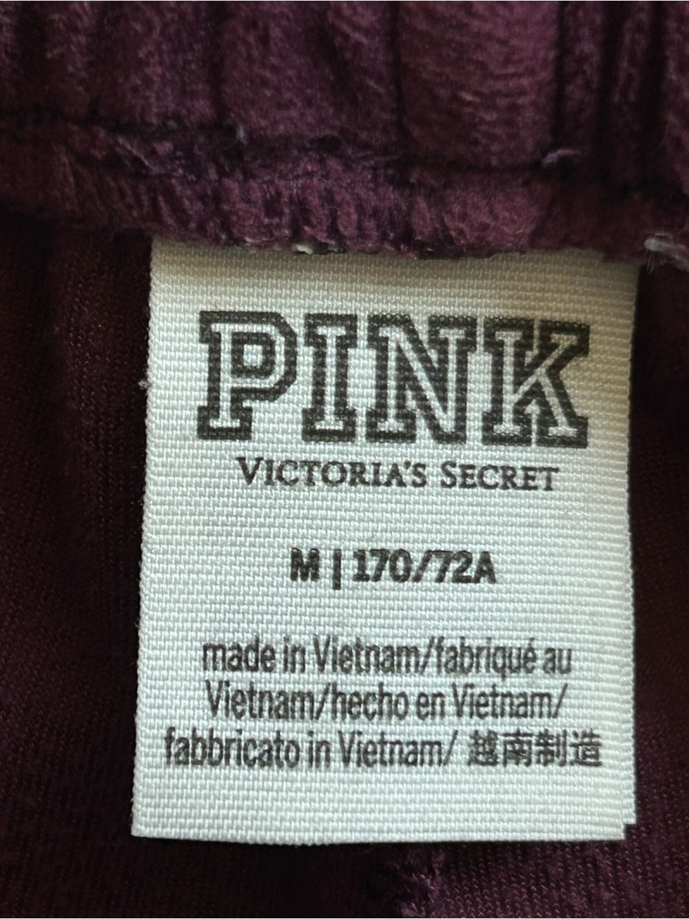 VS PINK Velour Joggers - Picture 2 of 8